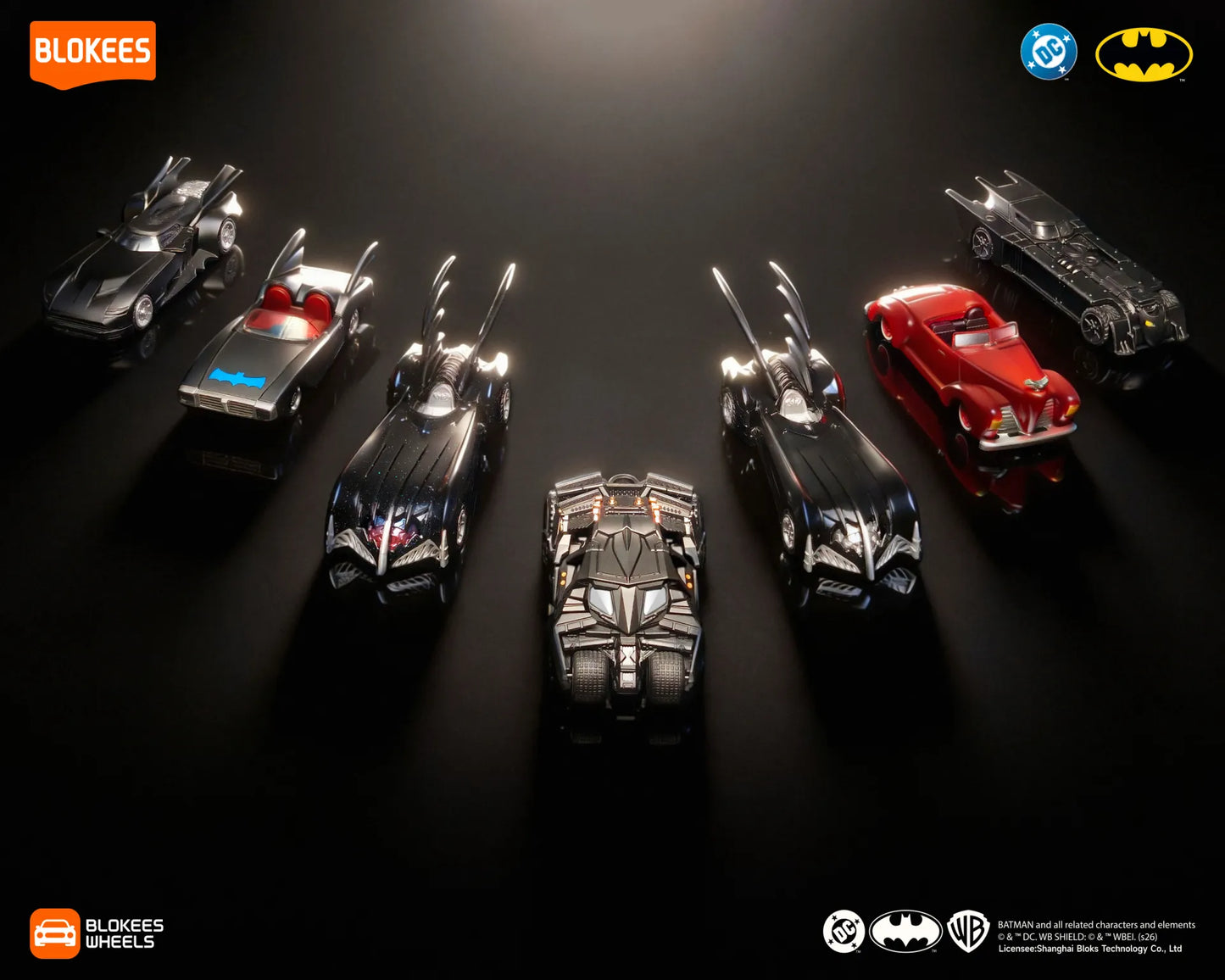 BATMAN WHEELS E02 MODEL KIT BLIND BOX (6)