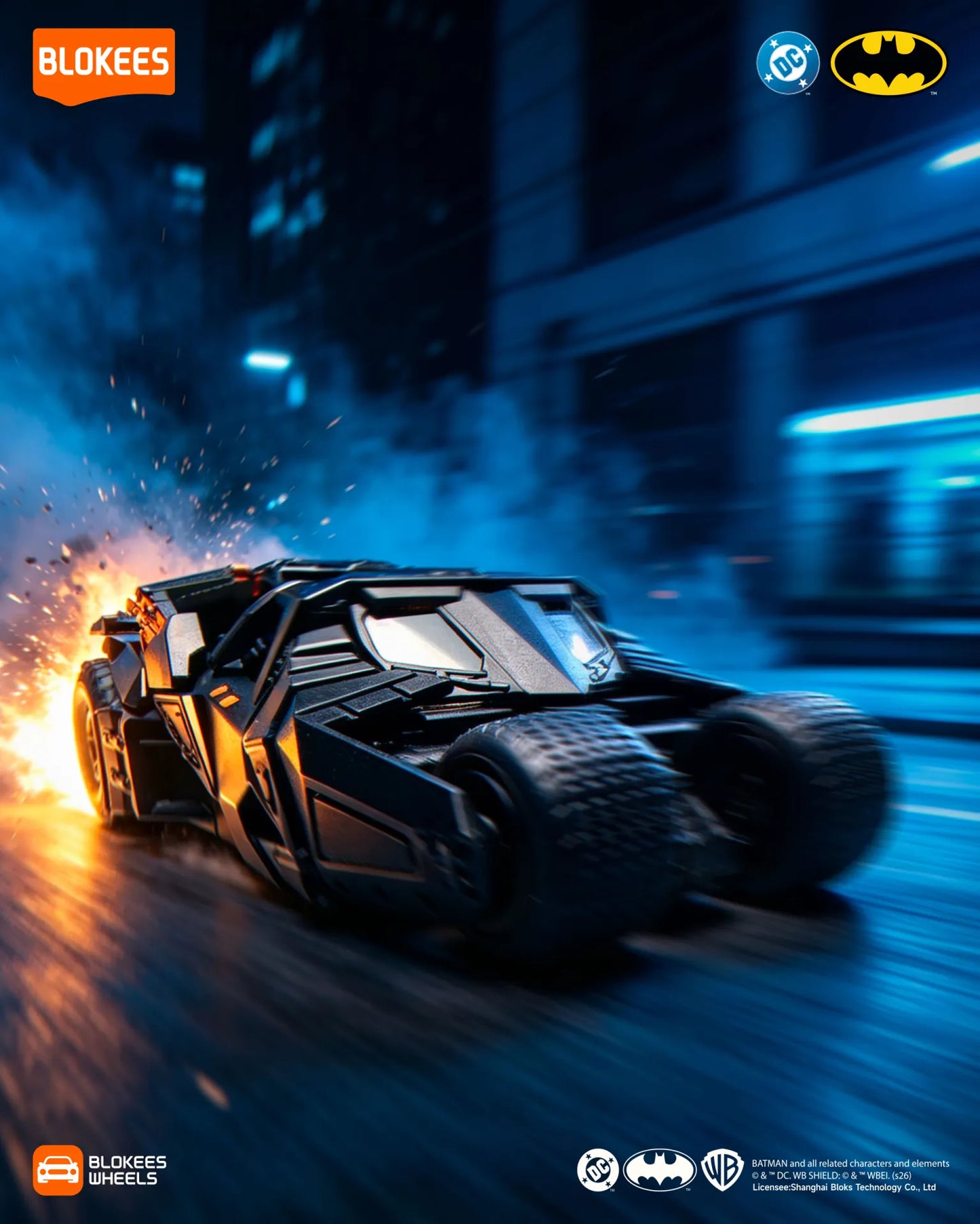 BATMAN WHEELS E02 MODEL KIT BLIND BOX (6)