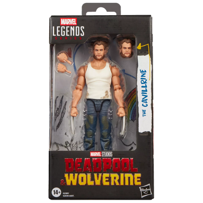 MARVEL LEGENDS DEADPOOL AND WOLVERINE THE CAVILLRINE ACTION FIGURE