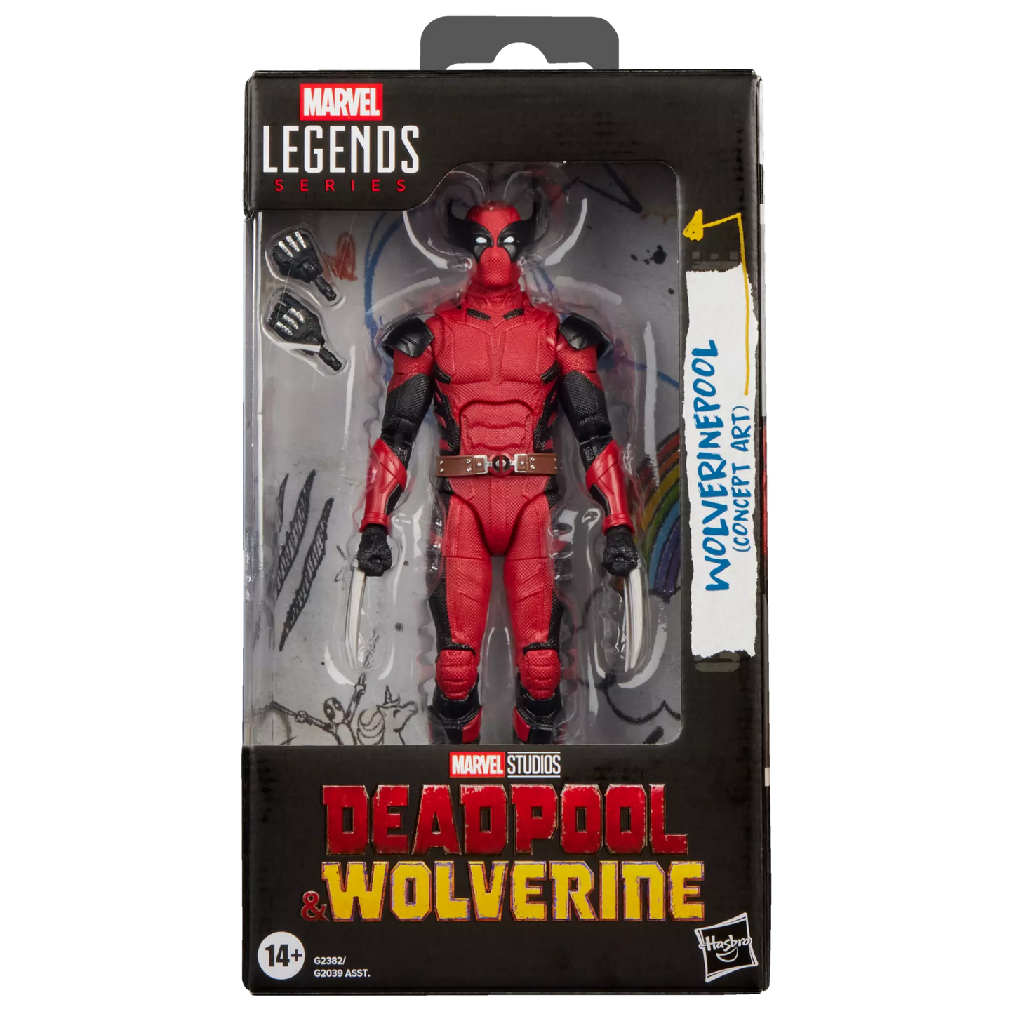 MARVEL LEGENDS DEADPOOL AND WOLVERINE WOLVERINEPOOL ACTION FIGURE