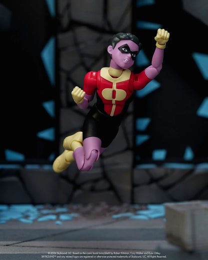 INVINCIBLE INVINCIBLE WITH KID OMNI MAN & CONQUEST LIMITED ACTION FIGURE SET(3)