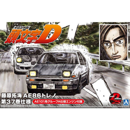INITIAL-D TAKUMI FUJIWARA 86 TRUENO COMICS VOL.37 VER TOYOTA MK 1/24
