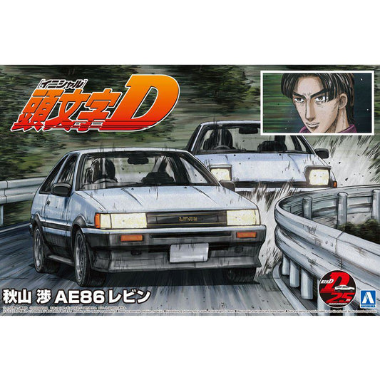 INITIAL-D AKIYAMA WATARU AE86 LEVIN TOYOTA MK 1/24