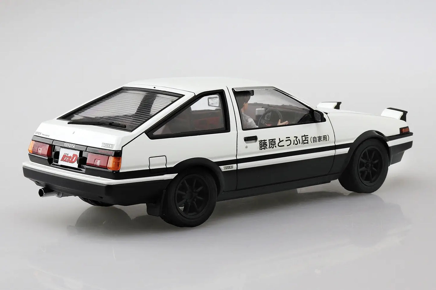 INITIAL-D FUJIWARA TAKUMI AE86 TRUENO PROJECT-D VER WITH FIGURE MK 1/24