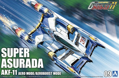 CYBER FORMULA SUPER ASURADA AKF-11 AERO MODE/AEROBOOST MODE MK 1/24