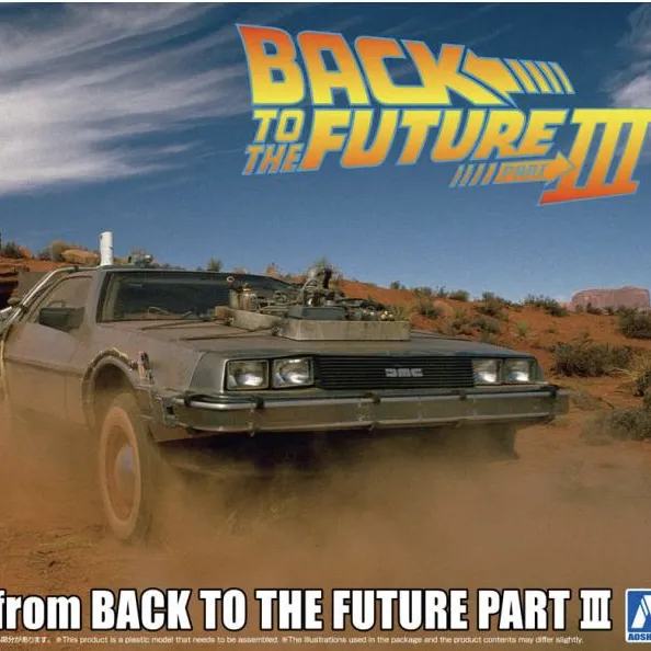 BBTF TIME MACHINE FROM BACK TO THE FUTURE PART III MK 1/24