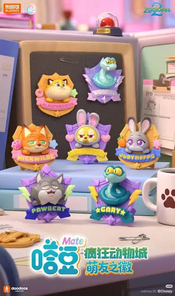 ZOOTROPOLIS DAADOOS MATE SERIES 01 PINS MODEL KIT BLIND BOX (6)