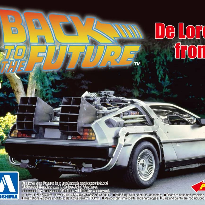 BTTF PULLBACK BACK TO THE FUTURE FROM PART I TIME MACHINE MK 1/43
