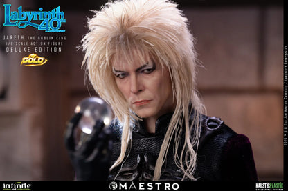 LABYRINTH JARETH THE GOBLIN KING 1/6 ACTION FIGURE DELUXE EDITION GOLD