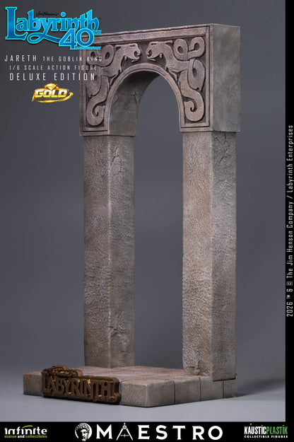 LABYRINTH JARETH THE GOBLIN KING 1/6 ACTION FIGURE DELUXE EDITION GOLD