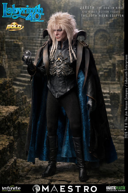 LABYRINTH JARETH THE GOBLIN KING 1/6 ACTION FIGURE THE 13TH HOUR EDITION GOLD