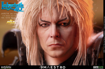 LABYRINTH JARETH THE GOBLIN KING 1/6 ACTION FIGURE THE 13TH HOUR EDITION GOLD