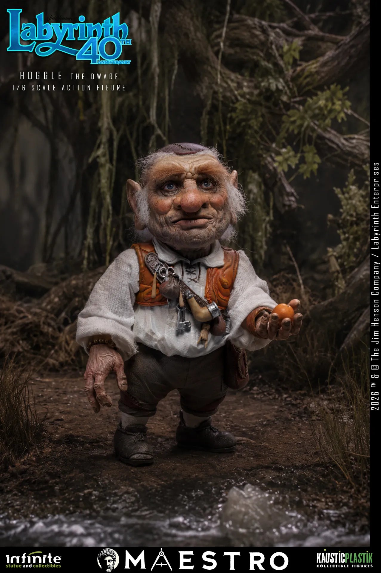 LABYRINTH HOGGLE THE DWARF 1/6 ACTION FIGURE