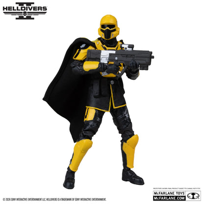 MCFARLANE GAMING EDITION 7INCH HELLDIVERS 2 TR-40 GOLD EAGLE ACTION FIGURE