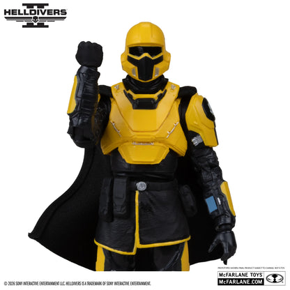 MCFARLANE GAMING EDITION 7INCH HELLDIVERS 2 TR-40 GOLD EAGLE ACTION FIGURE