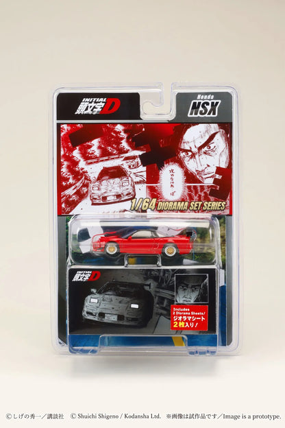 INITIAL D 1/64 HONDA NSX GO HOJO VS KEISUKE TAKAHASHI
