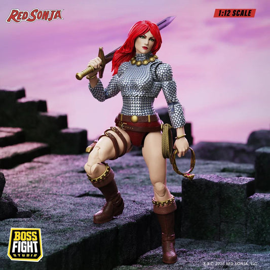 RED SONJA IMMORTAL RED SONJA 1:12 SCALE EPIC H.A.C.K.S. ACTION FIGURE