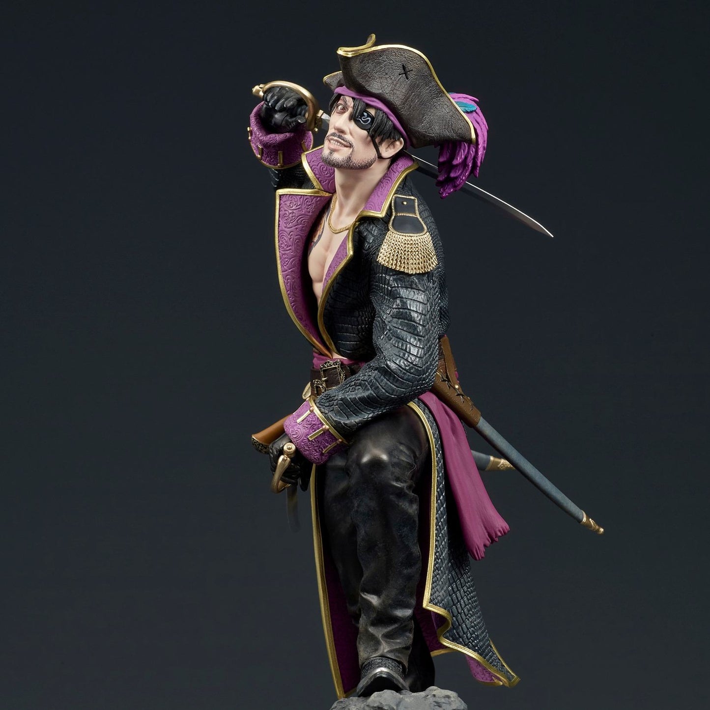 LIKE A DRAGON PIRATE YAKUZA IN HAWAII CAPTAIN MAJIMA DIGSTA FIGURE