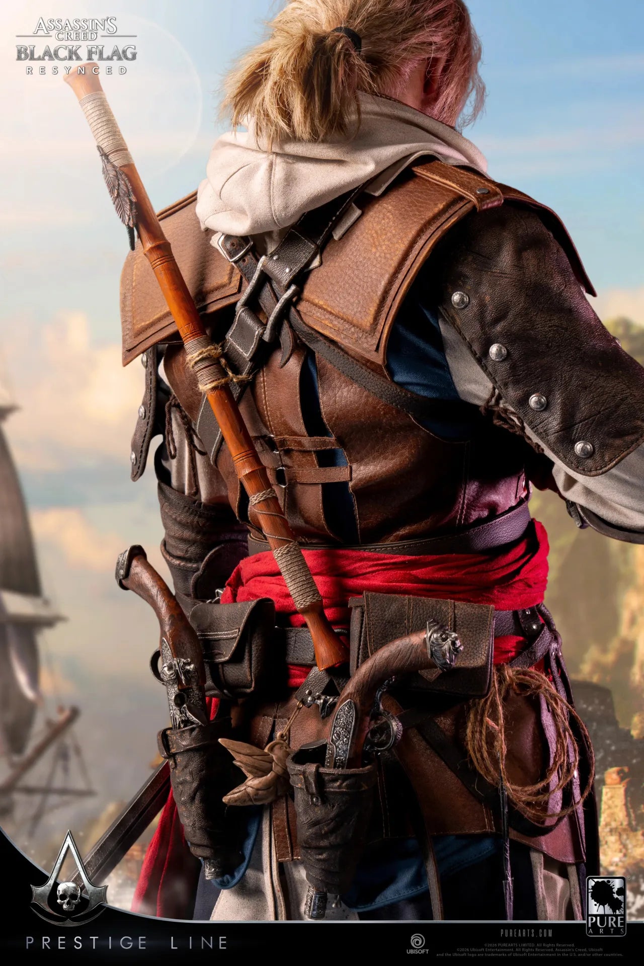 PURE ARTS ASSASSIN'S CREED EDWARD KENWAY SCALE 1/2 STATUA H110 x W67 x D49 cm