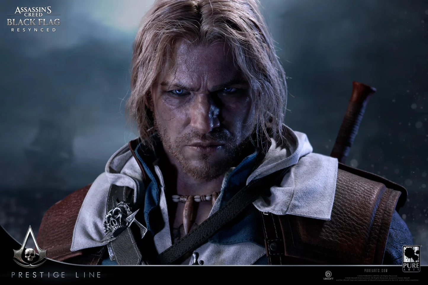 PURE ARTS ASSASSIN'S CREED EDWARD KENWAY SCALE 1/2 STATUA H110 x W67 x D49 cm
