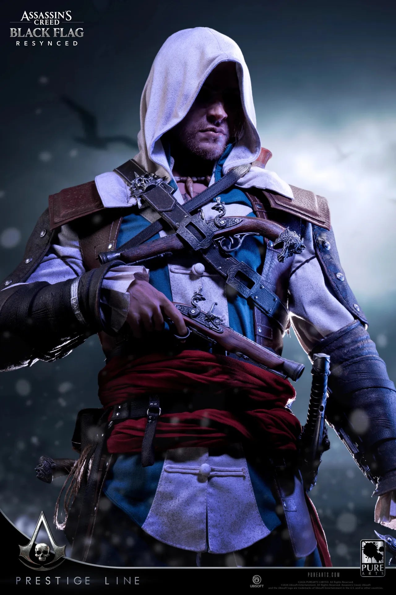 PURE ARTS ASSASSIN'S CREED EDWARD KENWAY SCALE 1/2 STATUA H110 x W67 x D49 cm