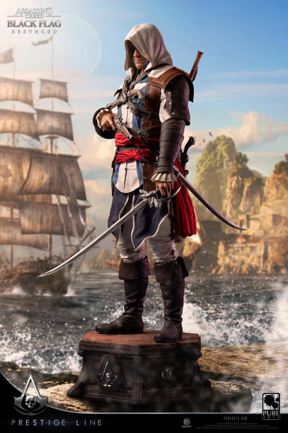 PURE ARTS ASSASSIN'S CREED EDWARD KENWAY SCALE 1/2 STATUA H110 x W67 x D49 cm