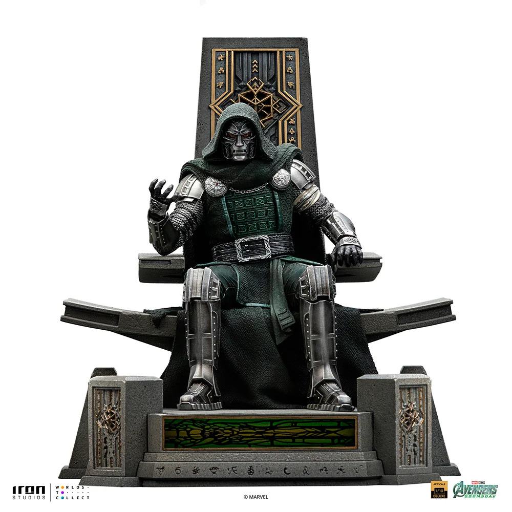 IRON STUDIOS - DOOM AVENGERS:DOOMSDAY DOCTOR DOOM THRONE 1/10 STATUA 22 cm