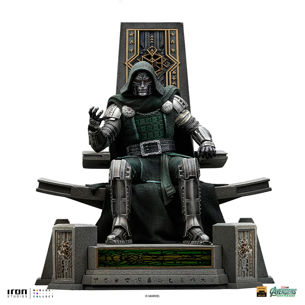 IRON STUDIOS - DOOM AVENGERS:DOOMSDAY DOCTOR DOOM THRONE 1/10 STATUA 22 cm