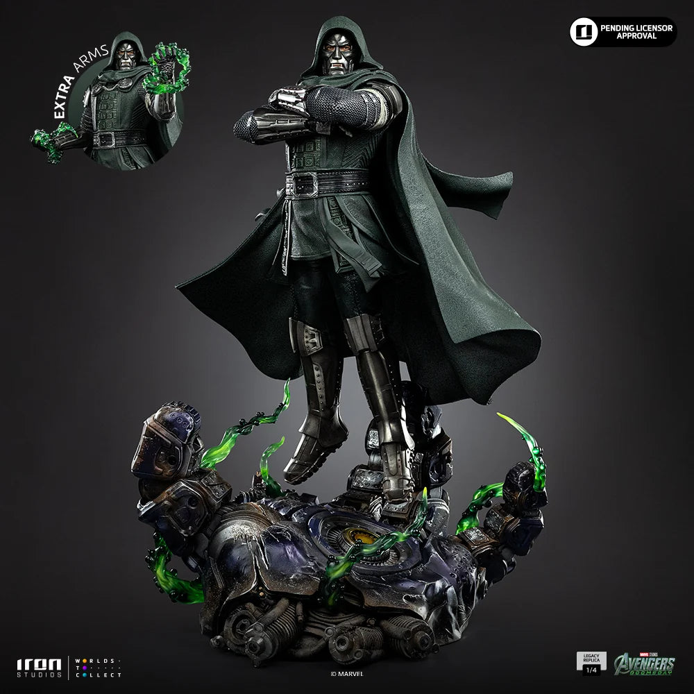 IRON STUDIOS - DOOM AVENGERS:DOOMSDAY DOCTOR DOOM LEGACY REPLICA 1/4 STATUA 67 cm