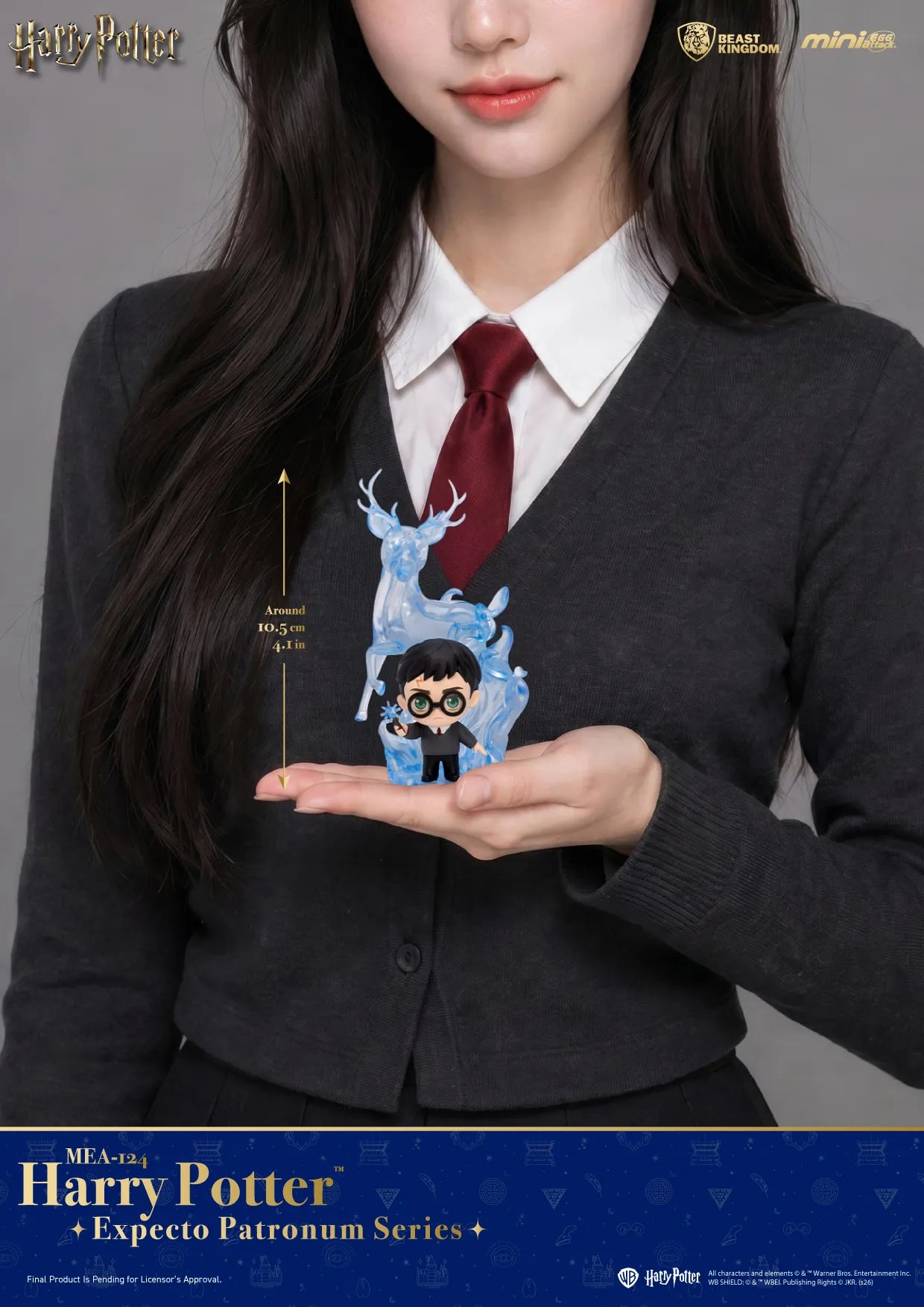 BEAST KINGDOM - HARRY POTTER EXPECTO PATRONUM BLIND BOX DISPLAY (6) MINI FIGURA 10cm