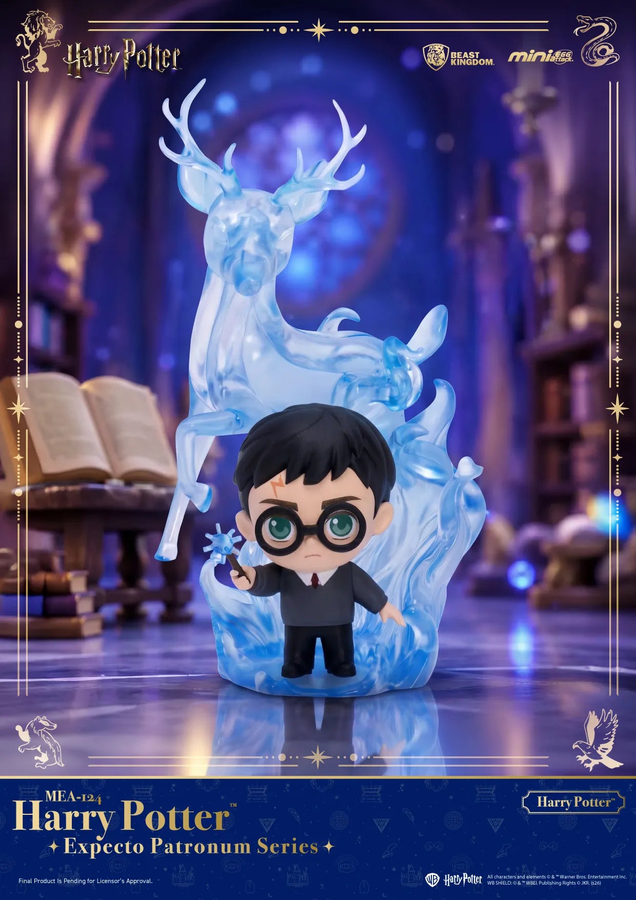BEAST KINGDOM - HARRY POTTER EXPECTO PATRONUM BLIND BOX DISPLAY (6) MINI FIGURA 10cm