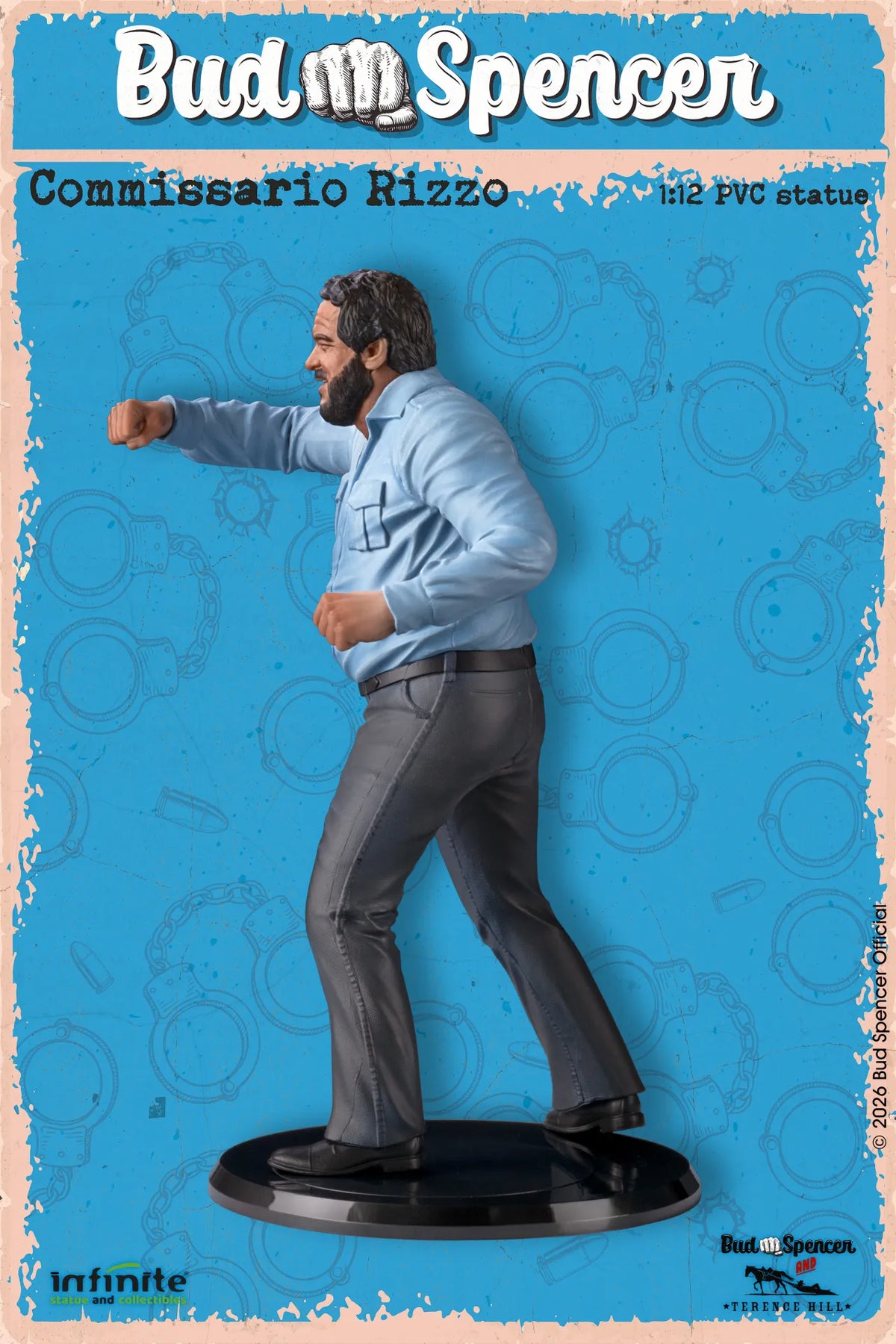 BUD SPENCER COMMISSARIO RIZZO 1/12 PVC FIG