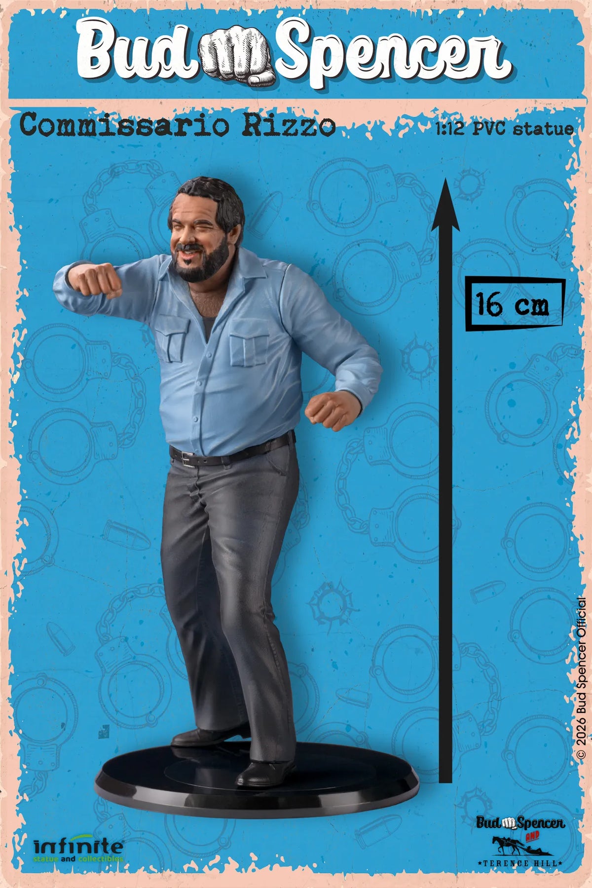 BUD SPENCER COMMISSARIO RIZZO 1/12 PVC FIG