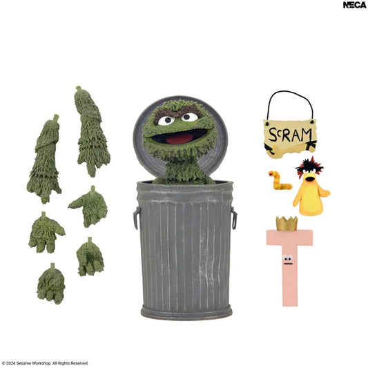 NECA - SESAME STREET SESAME STREET OSCAR GROUCH ULTIMATE ACTION FIGURE 17 cm