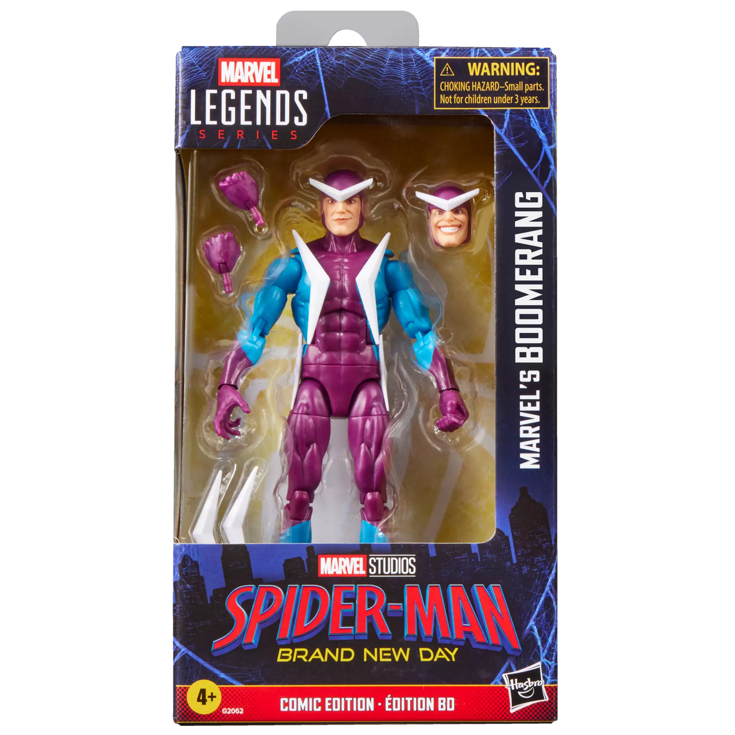 HASBRO SPIDER-MAN - MARVEL LEGENDS BRAND NEW DAY BOOMERANG ACTION FIGURE