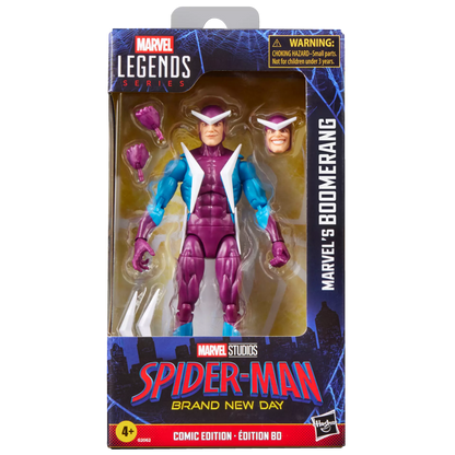 HASBRO SPIDER-MAN - MARVEL LEGENDS BRAND NEW DAY BOOMERANG ACTION FIGURE