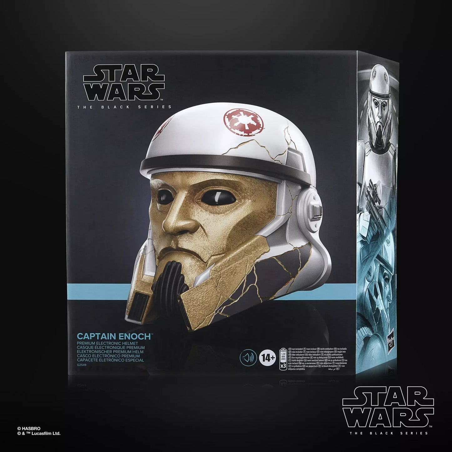 HASBRO - STAR WARS BLACK SERIES CAPTAIN ENOCH ELECTRONIC HELMET ACTION FIGURE