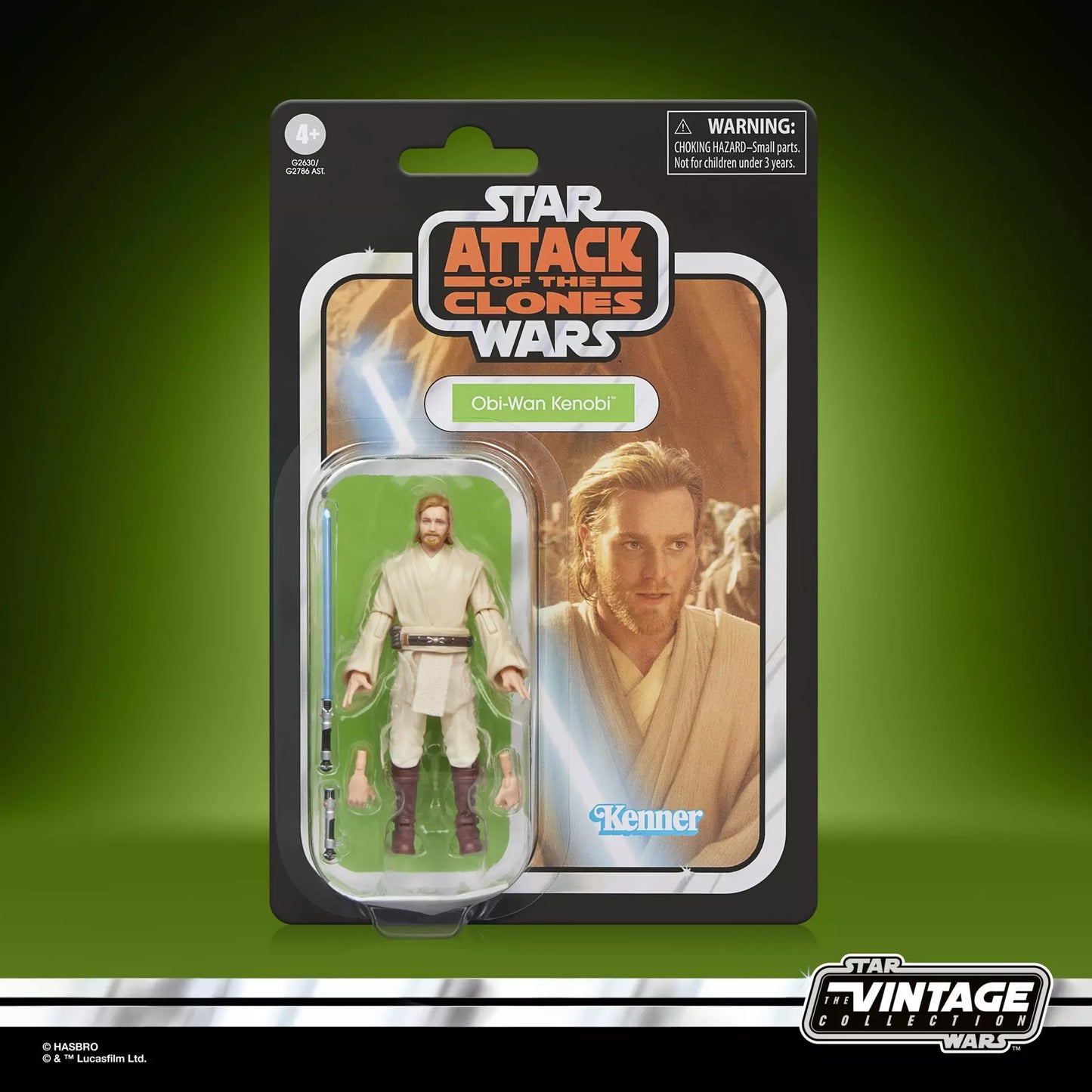 HASBRO OBI-WAN KENOBI - STAR WARS VINTAGE ATTACK CLONES ACTION FIGURE