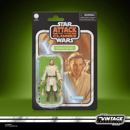 HASBRO OBI-WAN KENOBI - STAR WARS VINTAGE ATTACK CLONES ACTION FIGURE