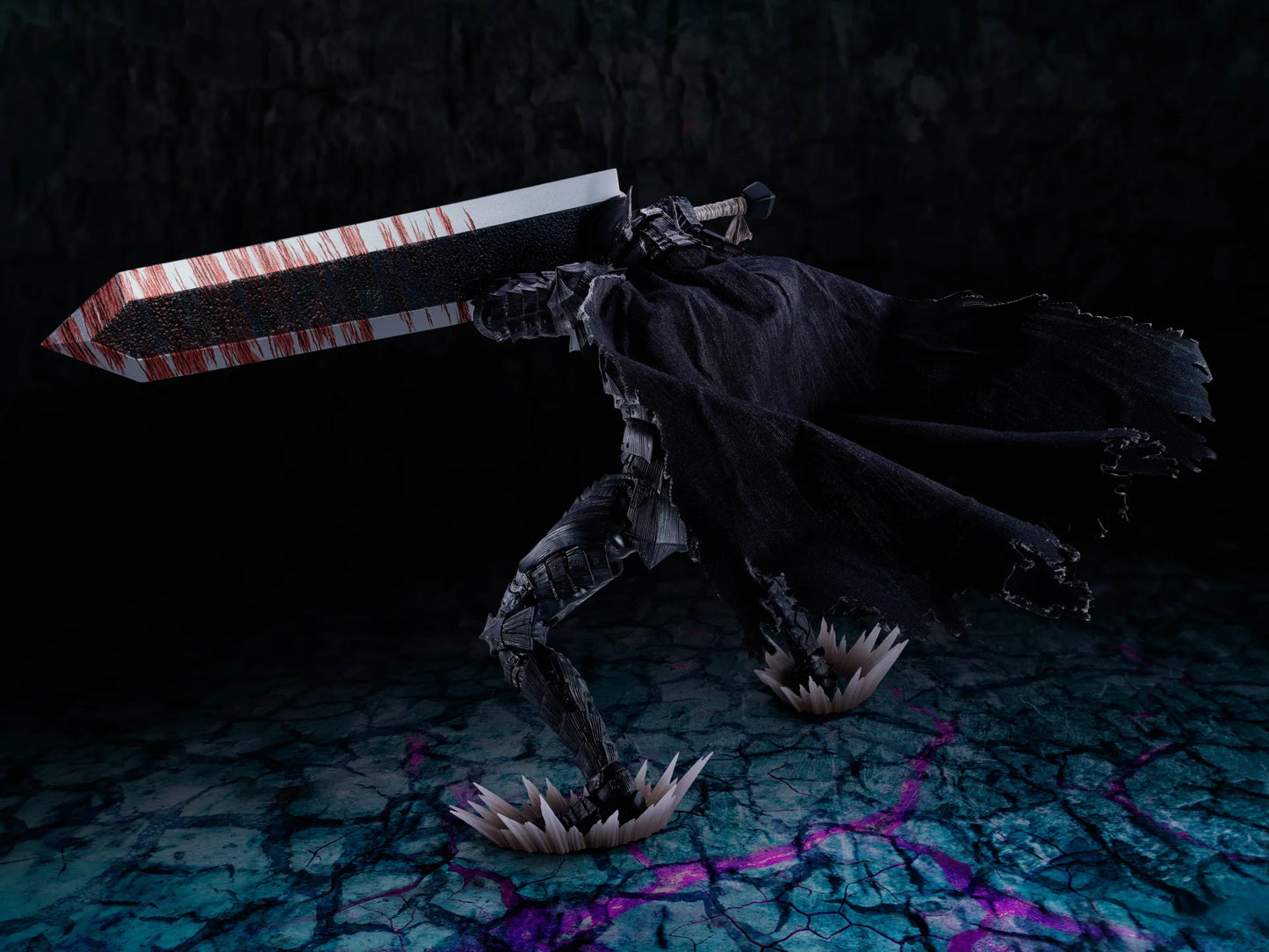 BANDAI GUTS - BERSERK S.H.FIGUARTS BERSERKER ARMOR HEAT PASSION BATTLE ACTION FIGURE 16 cm