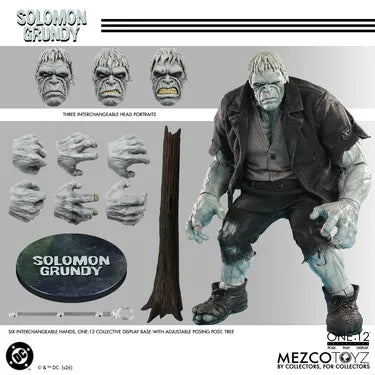 MEZCO TOYS ONE 12 COLLECTIVE SOLOMON GRUNDY ACTION FIGURE