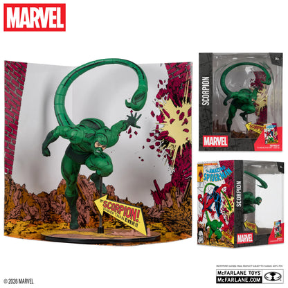 MCFARLANE TOYS 25 SPIDER-MAN - MARVEL COLLECTION 1:10 WV7 SCORPION (AMAZING #318) FIGURA 20 cm