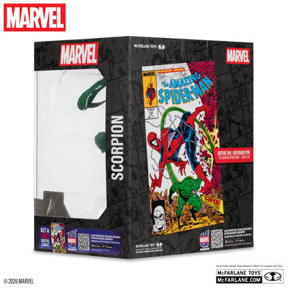 MCFARLANE TOYS 25 SPIDER-MAN - MARVEL COLLECTION 1:10 WV7 SCORPION (AMAZING #318) FIGURA 20 cm