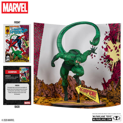 MCFARLANE TOYS 25 SPIDER-MAN - MARVEL COLLECTION 1:10 WV7 SCORPION (AMAZING #318) FIGURA 20 cm