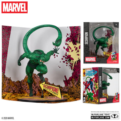 MCFARLANE TOYS 25 SPIDER-MAN - MARVEL COLLECTION 1:10 WV7 SCORPION (AMAZING #318) FIGURA 20 cm