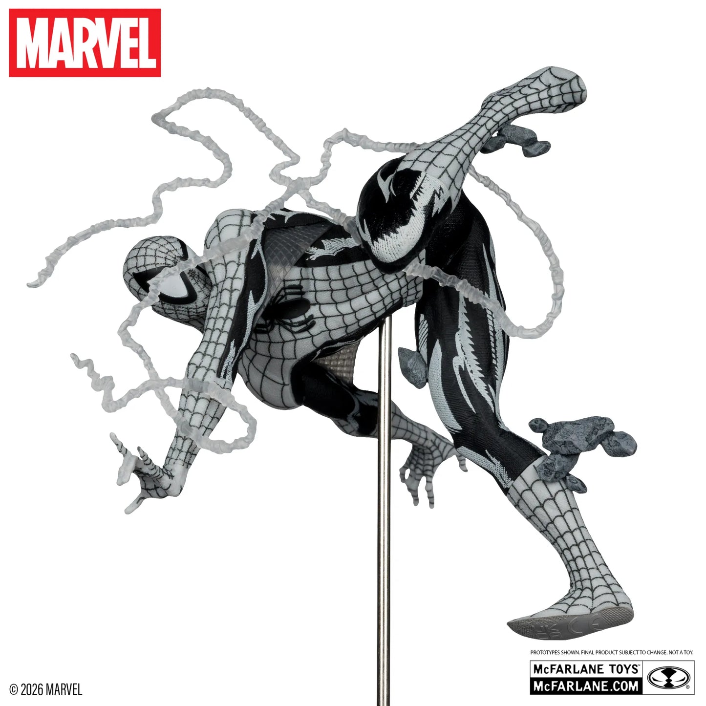 MCFARLANE TOYS 25 SPIDER-MAN - MARVEL COLLECTION 1:10 WV7 (AMAZING SPIDER-MAN #318 )LINE ART FIGURA 20 cm