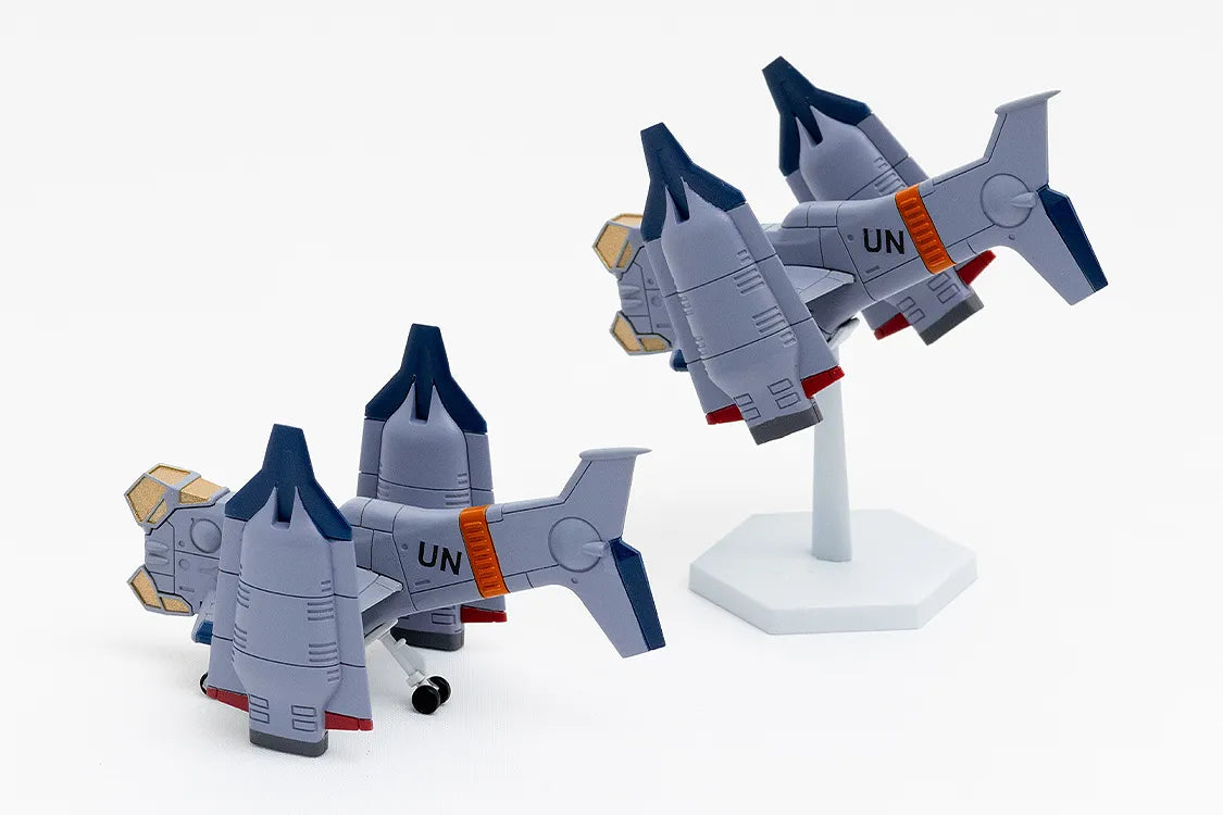 SYUTO SEIKO EVANGEION UNAF CLOSE AIR SUPPORT VTOL AIRCRAFT YAGR-3B 1/350 MODEL KIT 3.6 cm