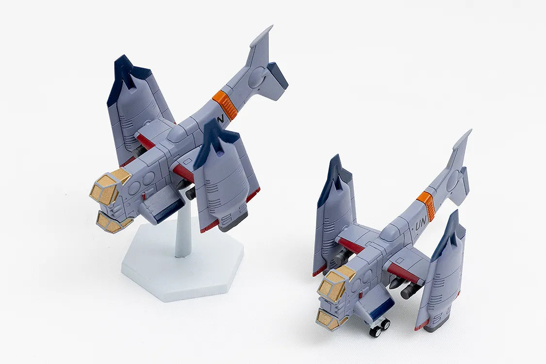 SYUTO SEIKO EVANGEION UNAF CLOSE AIR SUPPORT VTOL AIRCRAFT YAGR-3B 1/350 MODEL KIT 3.6 cm