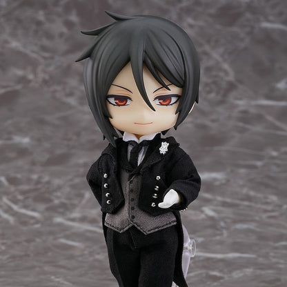 GOOD SMILE COMPANY NENDOROID BLACK BUTLER SEBASTIAN MICHAELIS DOLL RERUN MINI FIGURA 14 cm