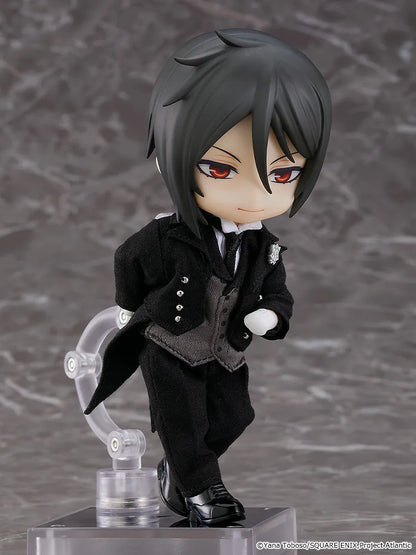 GOOD SMILE COMPANY NENDOROID BLACK BUTLER SEBASTIAN MICHAELIS DOLL RERUN MINI FIGURA 14 cm